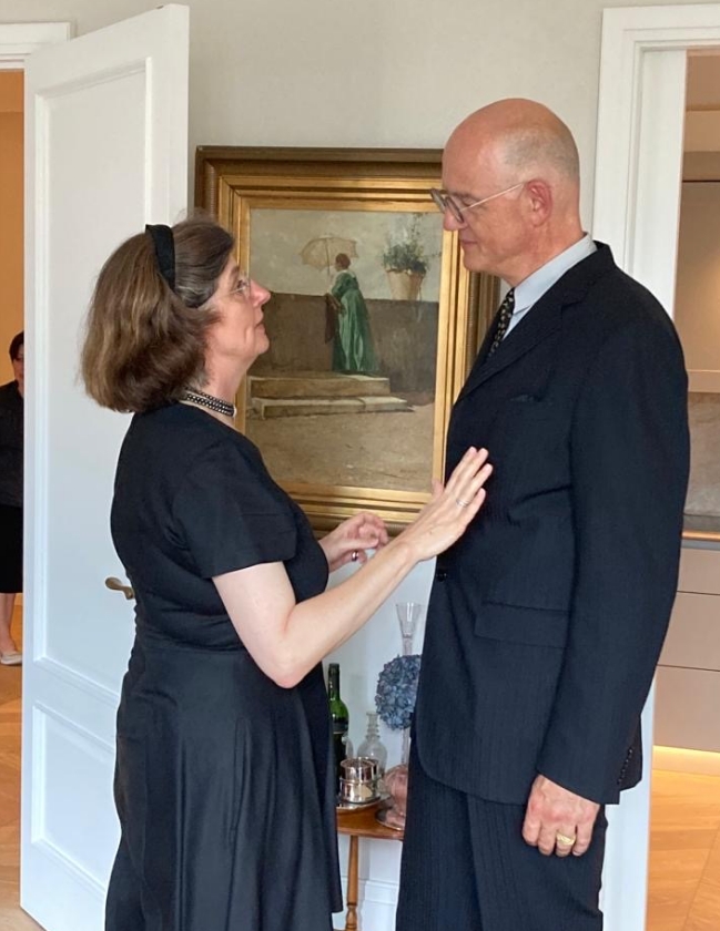 The Ilse Schwepcke Prize founders Barbara Schwepcke and Karl-Burkhard Haus.